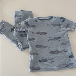 Carter's Gray Knit Pajama Set